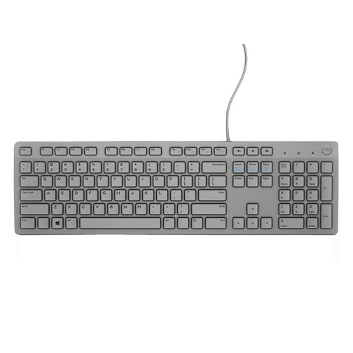 Dell Multimedia-Tastatur-KB216 - Deutsch (QWERTZ) - Grau (-PL)